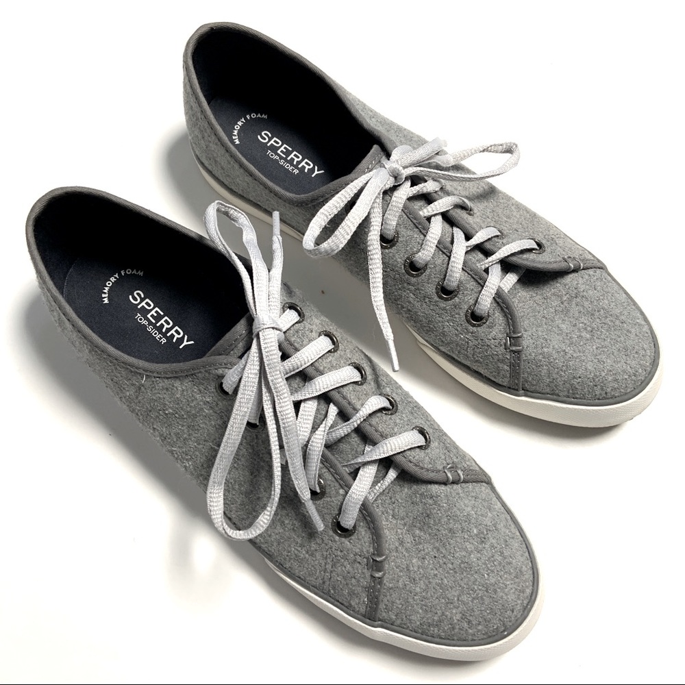Sperry Women's Gray Top-Sider Memory Foam - Unisex